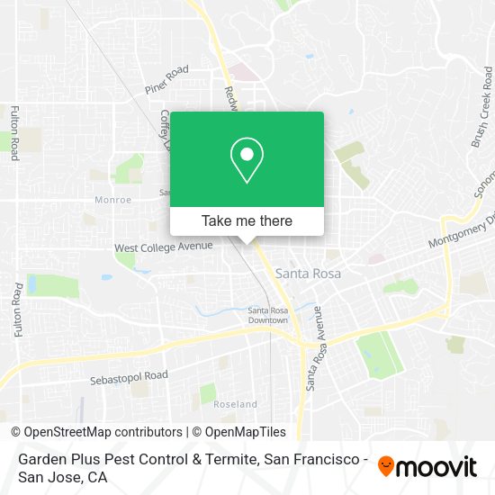 Garden Plus Pest Control & Termite map
