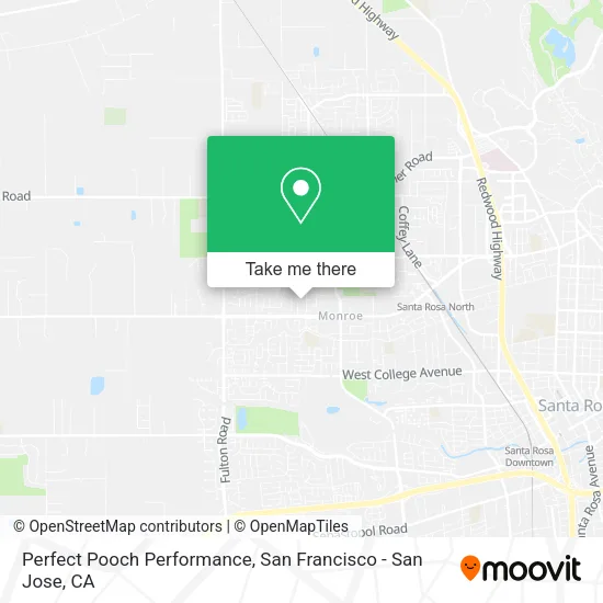 Mapa de Perfect Pooch Performance