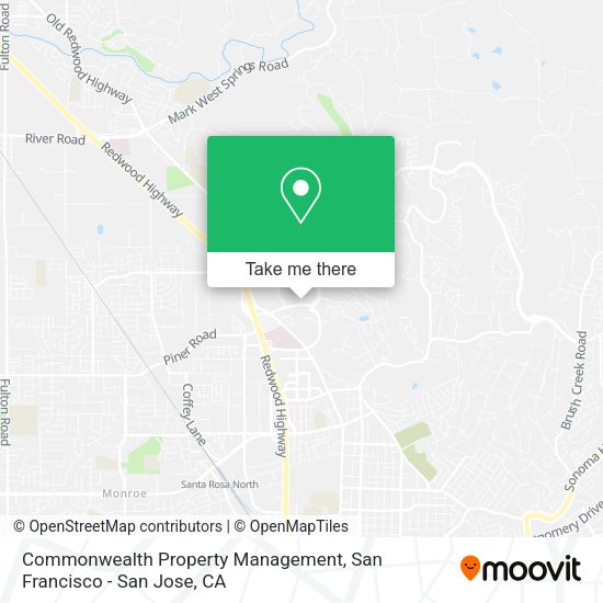 Commonwealth Property Management map