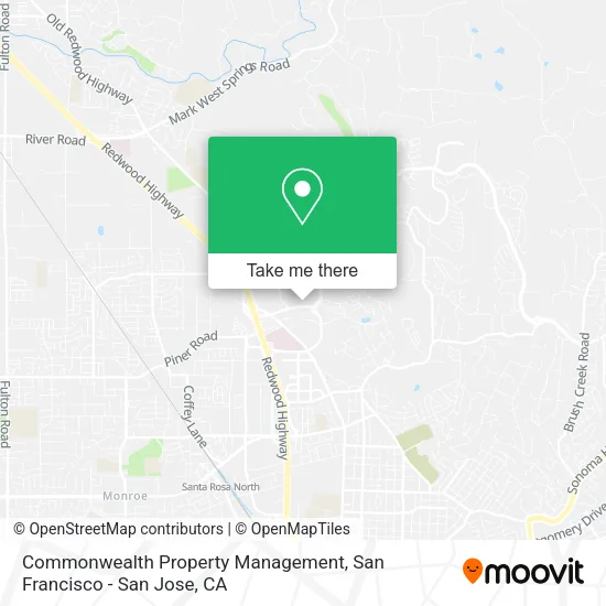 Mapa de Commonwealth Property Management