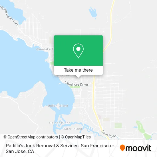 Padilla's Junk Removal & Services map