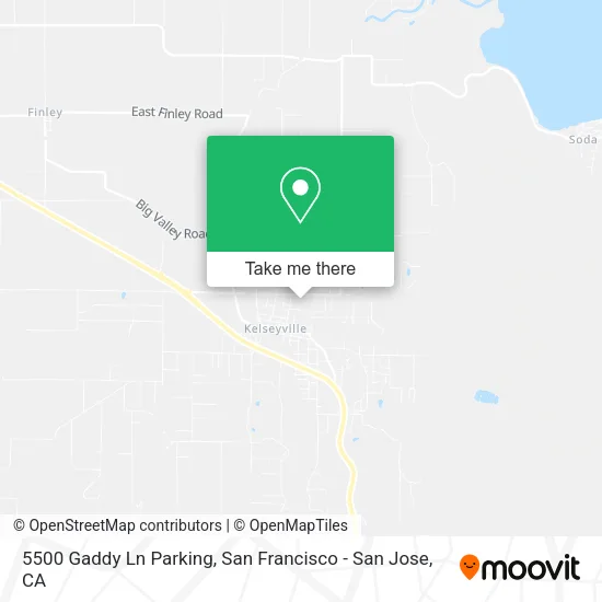 Mapa de 5500 Gaddy Ln Parking