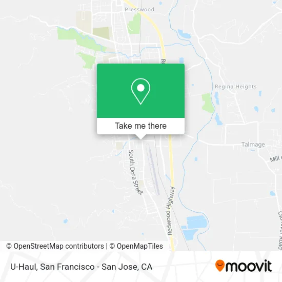 Mapa de U-Haul