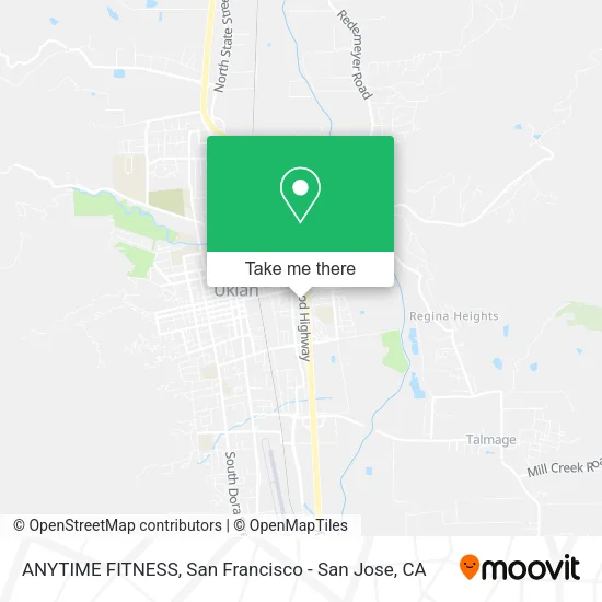 Mapa de ANYTIME FITNESS