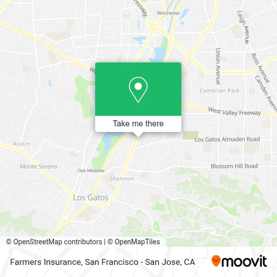 Farmers Insurance map