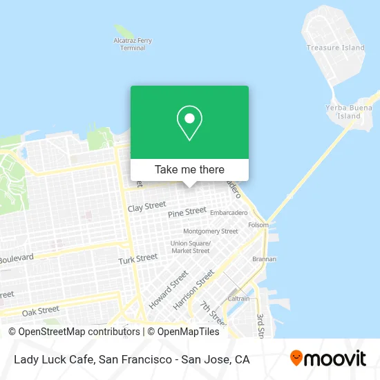 Lady Luck Cafe map