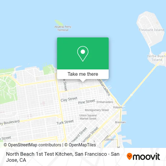 North Beach 1st Test Kitchen map