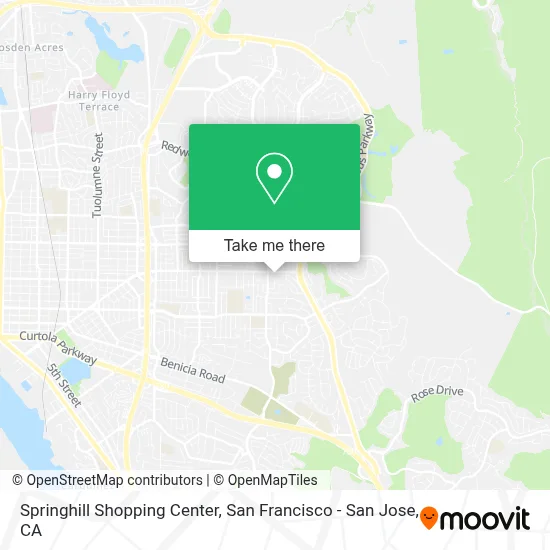 Springhill Shopping Center map
