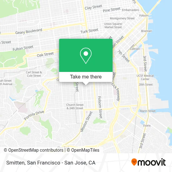 Smitten map
