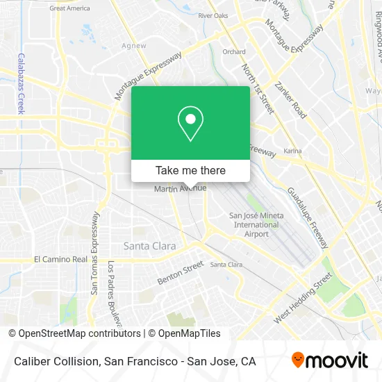 Caliber Collision map