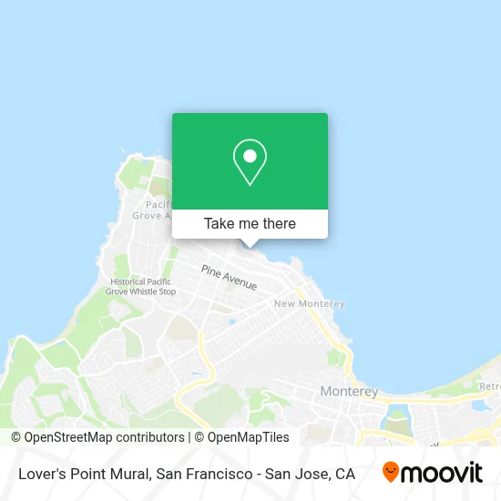 Lover's Point Mural map