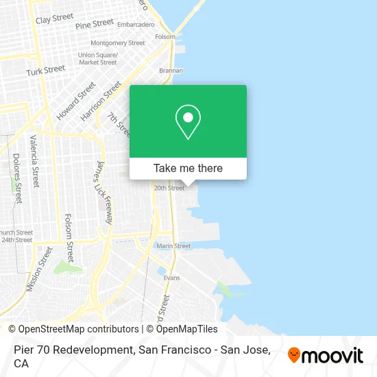 Pier 70 Redevelopment map