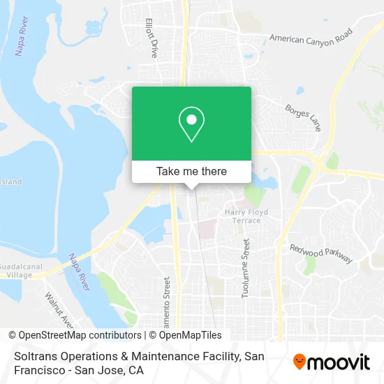 Soltrans Operations & Maintenance Facility map