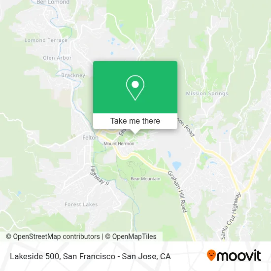 Lakeside 500 map