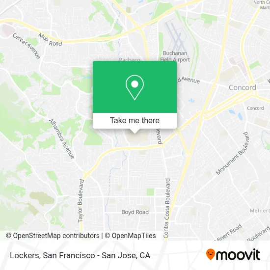 Lockers map