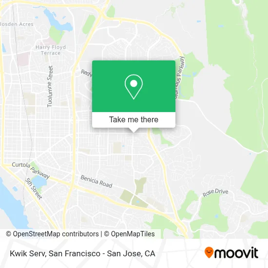 Kwik Serv map