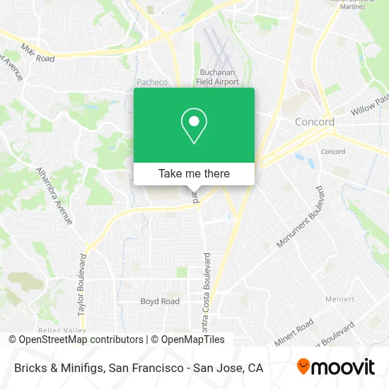 Bricks & Minifigs map