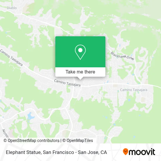 Elephant Statue map