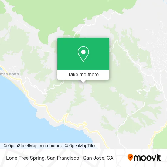 Lone Tree Spring map