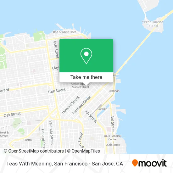 Teas With Meaning map