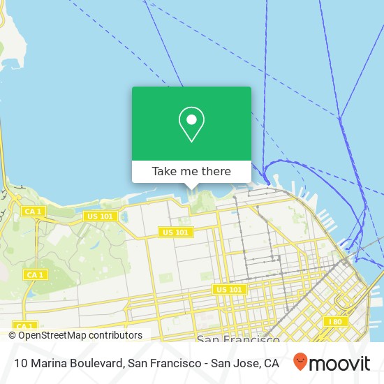Mapa de 10 Marina Boulevard