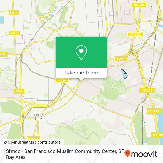 Sfmcc - San Francisco Muslim Community Center map