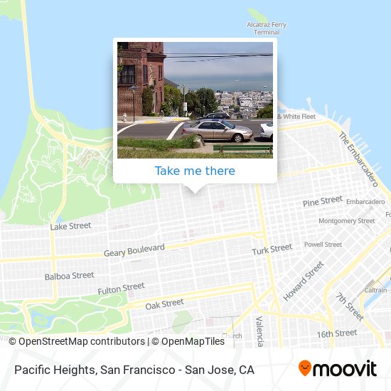 Pacific Heights map