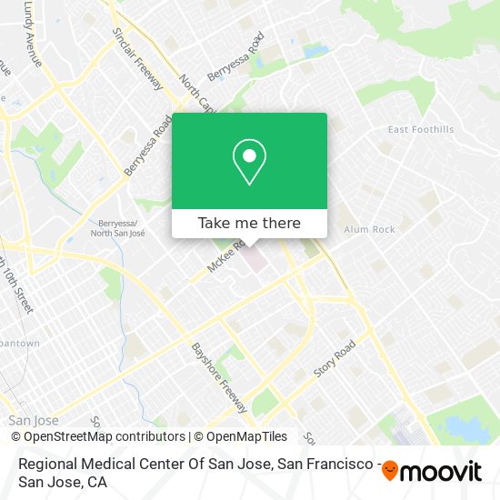 Mapa de Regional Medical Center Of San Jose