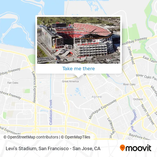 Mapa de Levi's Stadium
