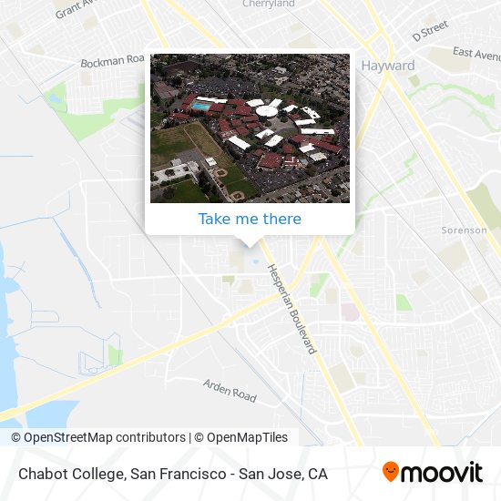 Chabot College map