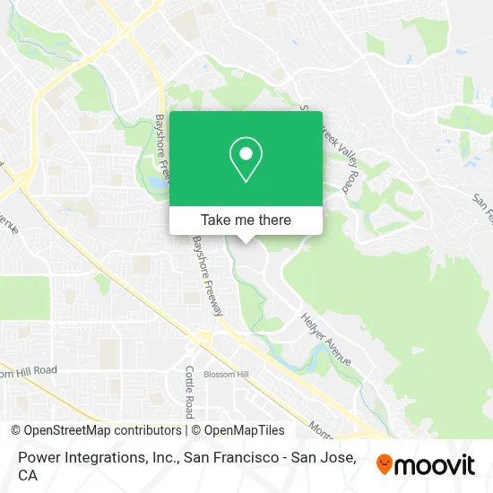 Power Integrations, Inc. map