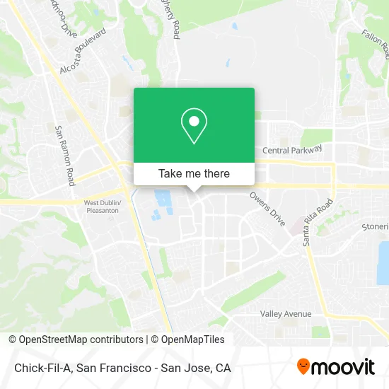 Chick-Fil-A map