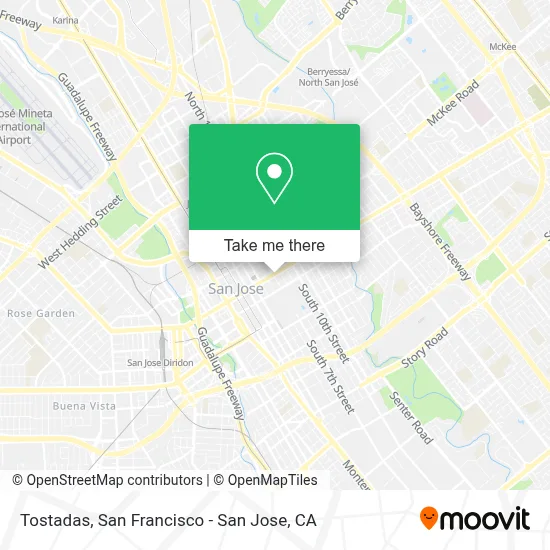 Tostadas map