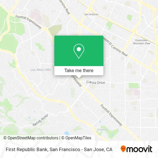 First Republic Bank map