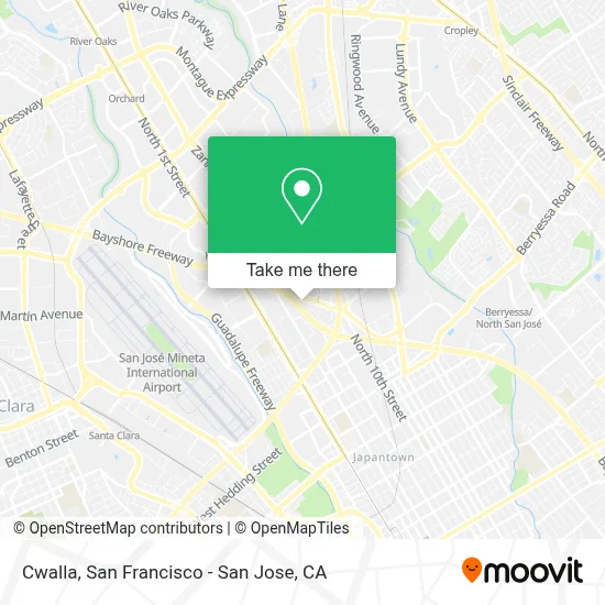 Cwalla map