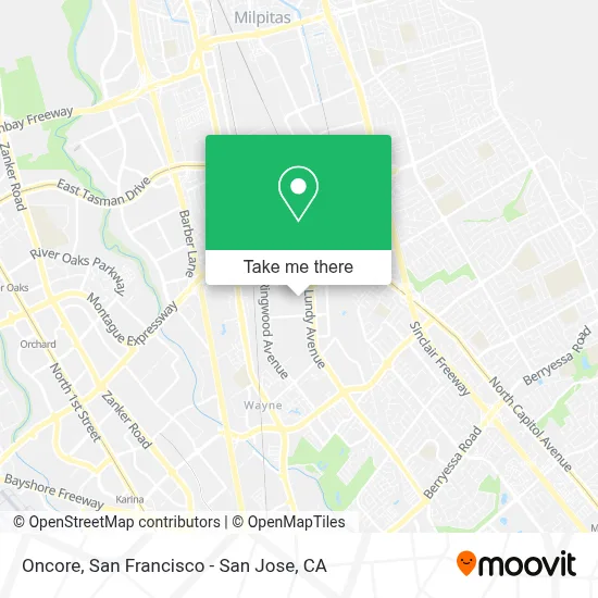 Oncore map