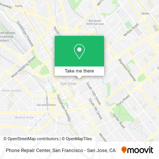 Phone Repair Center map