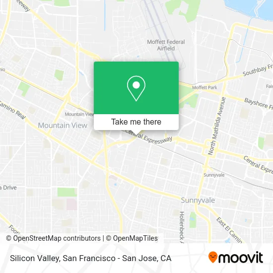 Silicon Valley map