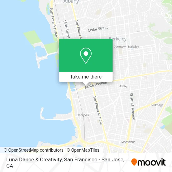 Luna Dance & Creativity map