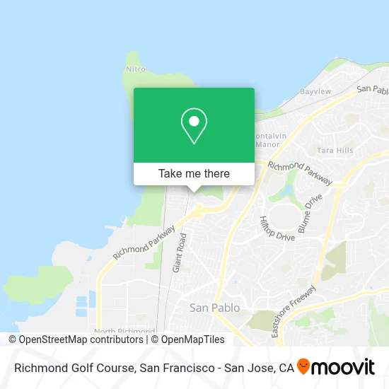 Richmond Golf Course map