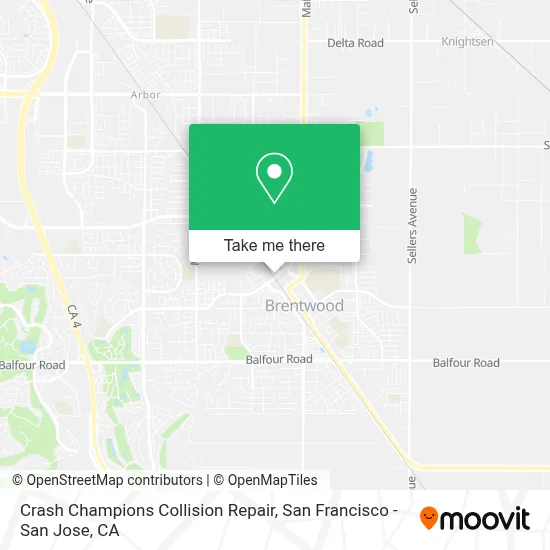 Crash Champions Collision Repair map