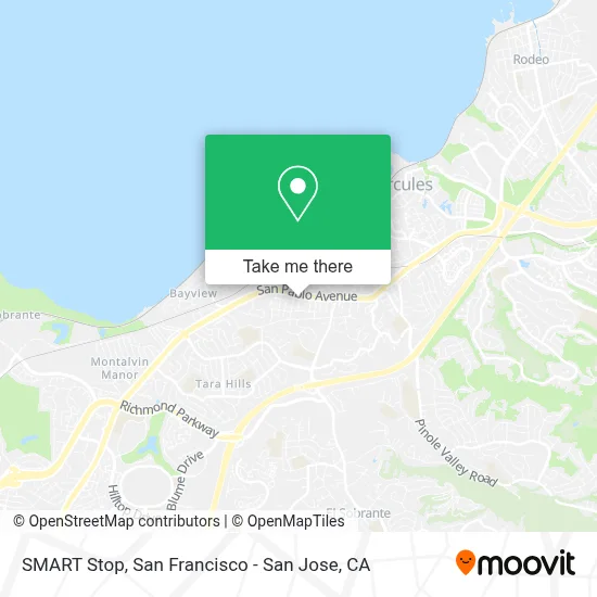 SMART Stop map