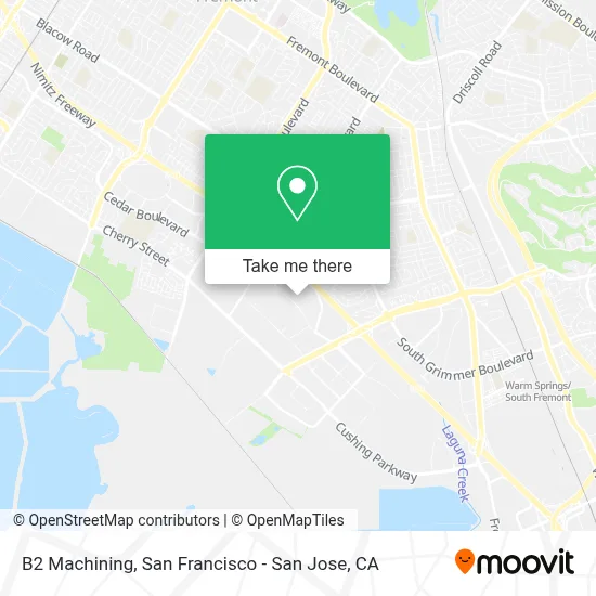 B2 Machining map