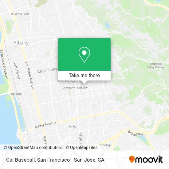 Cal Baseball map