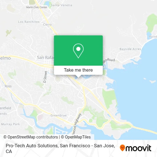 Pro-Tech Auto Solutions map
