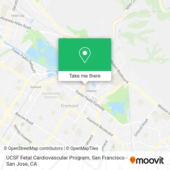UCSF Fetal Cardiovascular Program map