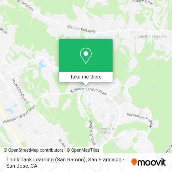 Think Tank Learning (San Ramon) map