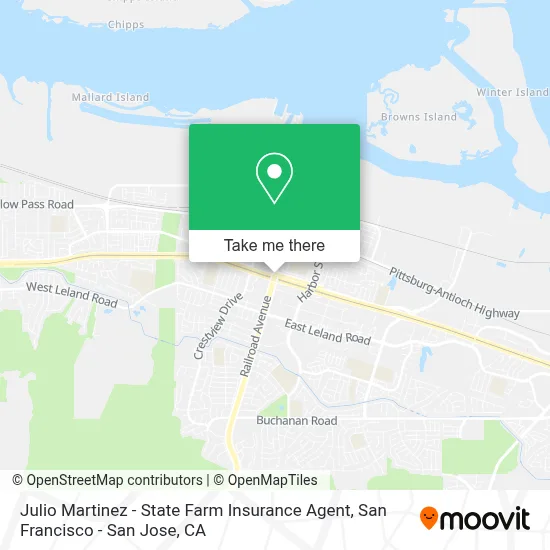 Julio Martinez - State Farm Insurance Agent map