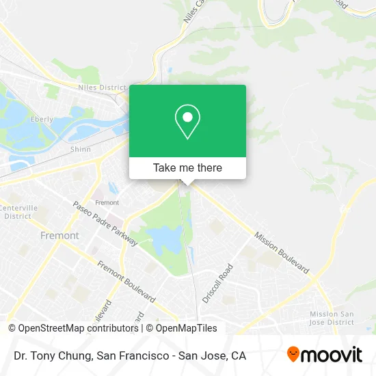 Dr. Tony Chung map