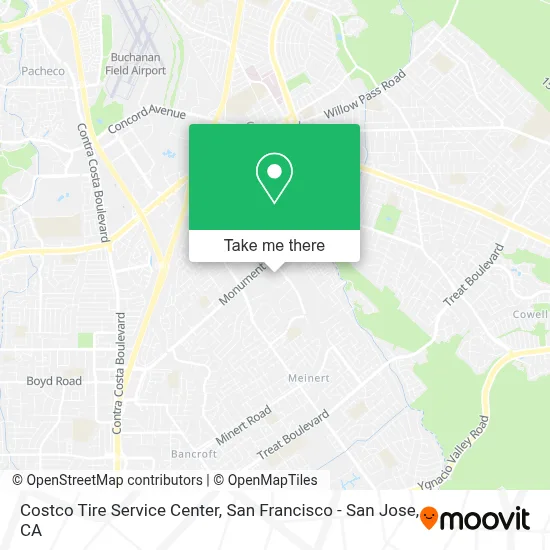 Costco Tire Service Center map